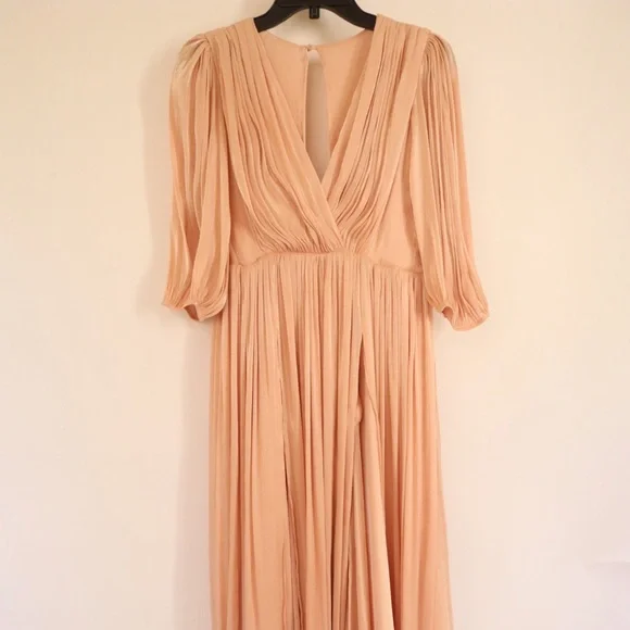 COSTARELLOS Blush Pink Evening Dress Gown - Picture 3 of 5